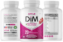 Load image into Gallery viewer, DIM with Estrogen Balances 20 Key Ingredients