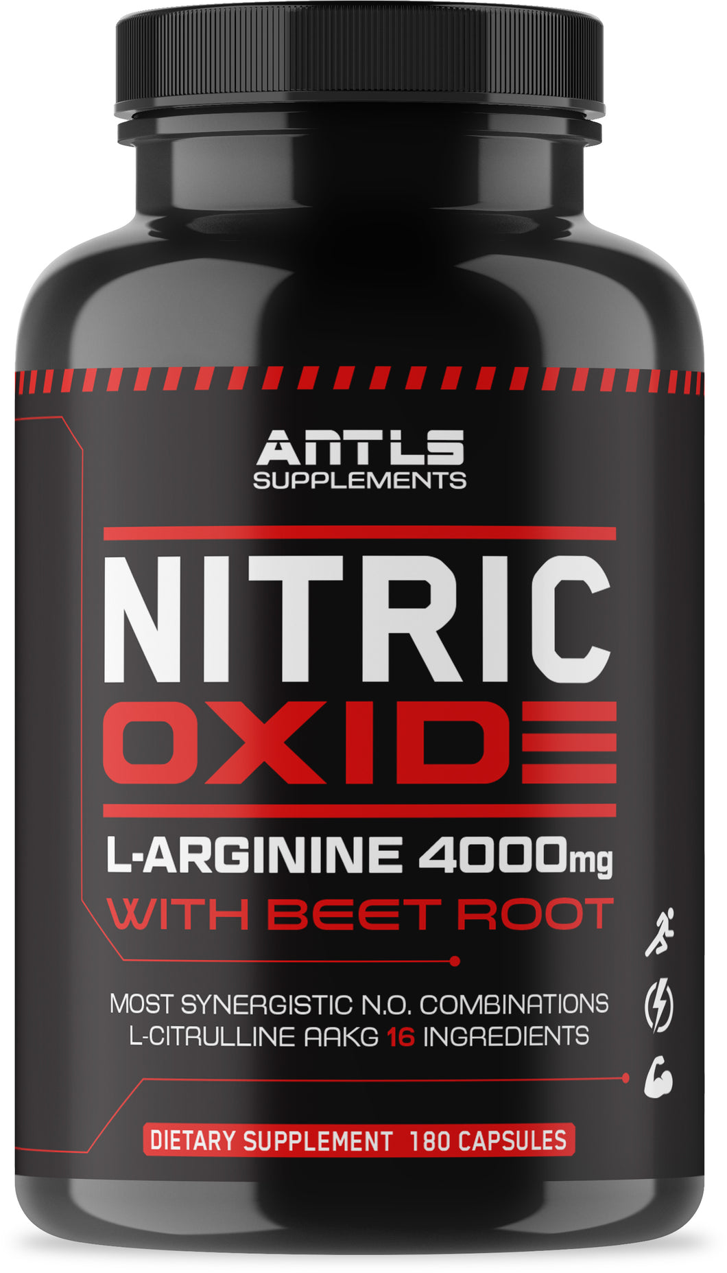 Nitric Oxide Booster L-Arginine 4000mg 180 capsules